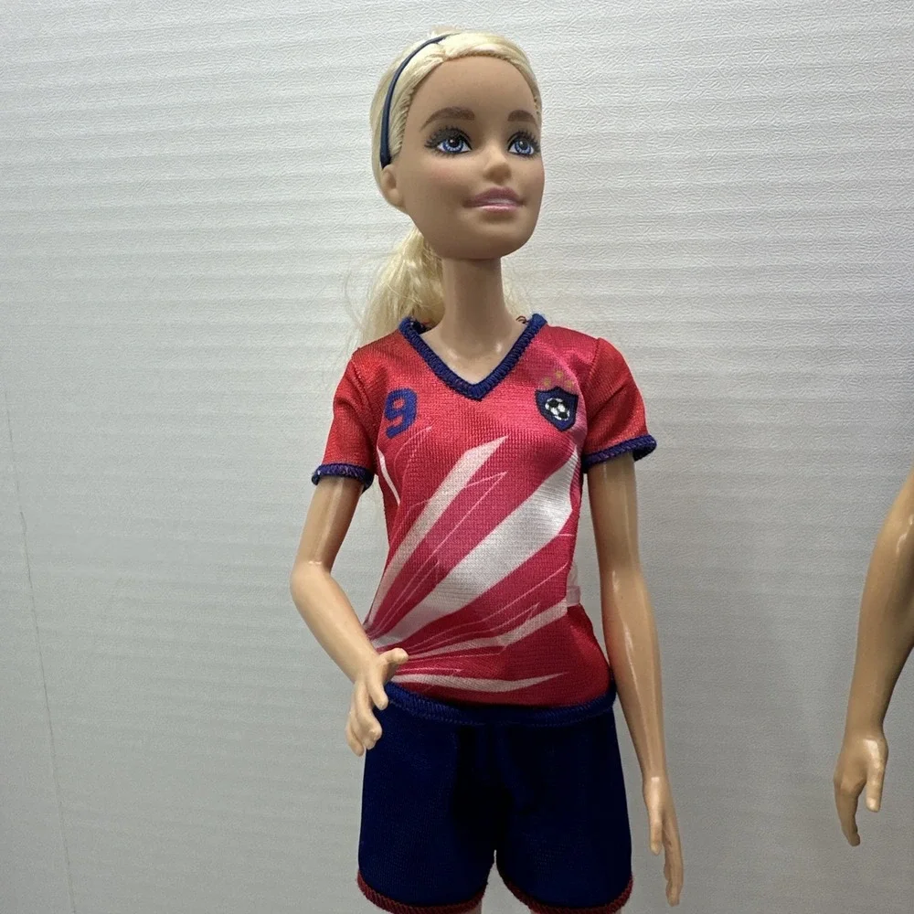 Mattel Set Ken & Barbie You Can Do Anything Soccer Player Career Athlete, Sports